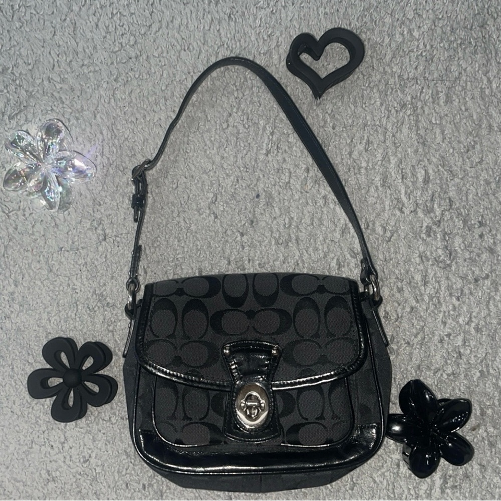 Coach Black Shoulder Bag